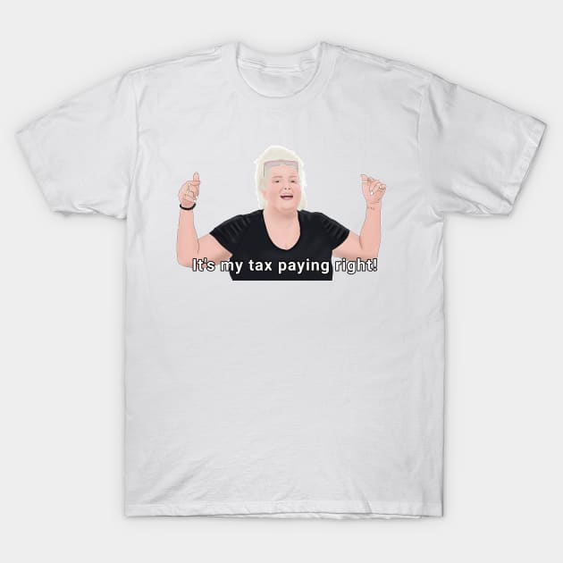 Angela - taxpaying right T-Shirt by Ofthemoral